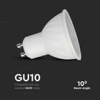 6W GU10 Żarówka LED / Chip SAMSUNG / Barwa:4000K / Kąt 10'D / Trzonek:GU10