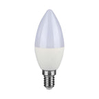 5.5W C35 Żarówka LED / Chip SAMSUNG / Ściemniana / Barwa:3000K / Trzonek:E14