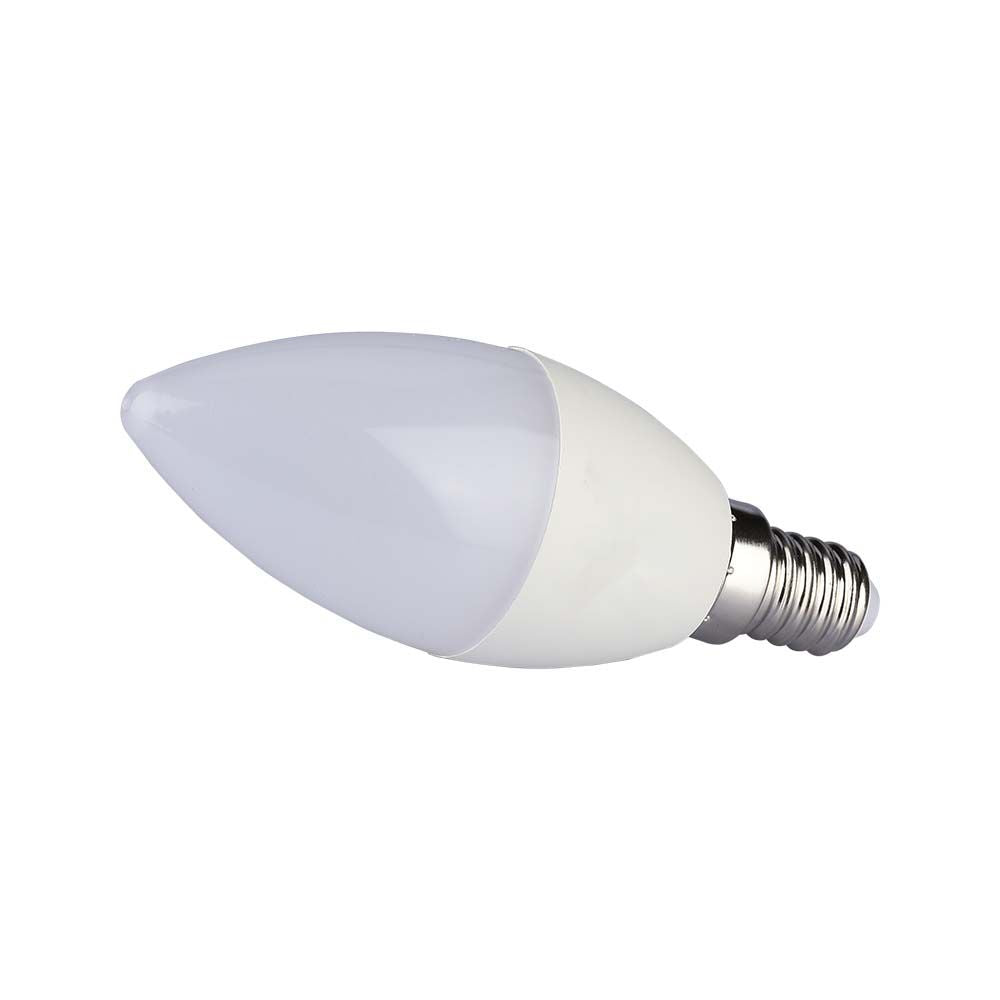 5.5W C35 Żarówka LED / Chip SAMSUNG / Ściemniana / Barwa:3000K / Trzonek:E14