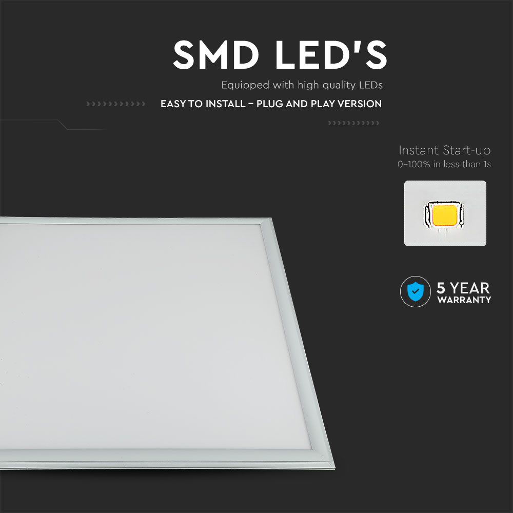 26W Panel LED 600x600mm / Chip SAMSUNG / Barwa:4000K / High lumen