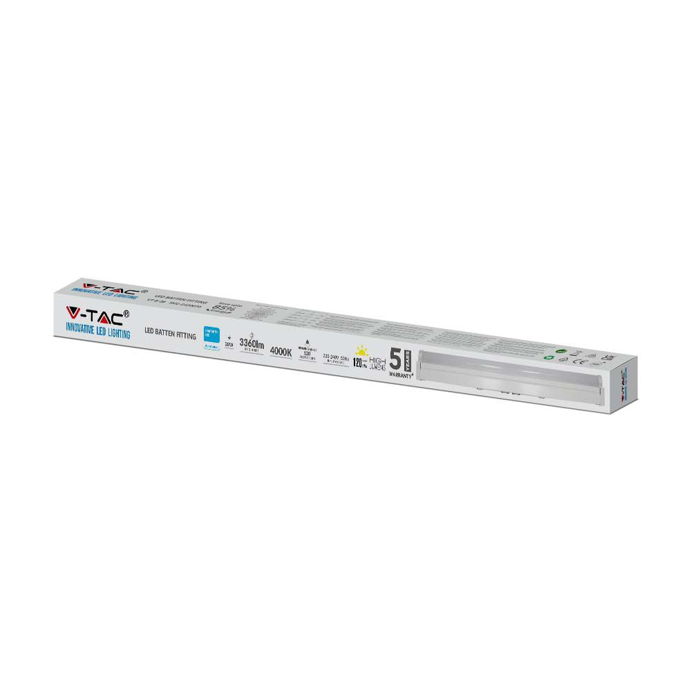 28W Lampa zintegrowana /Długość: 150cm / Chip Samsung / Barwa:4000K / Skuteczność: 120lm/W
