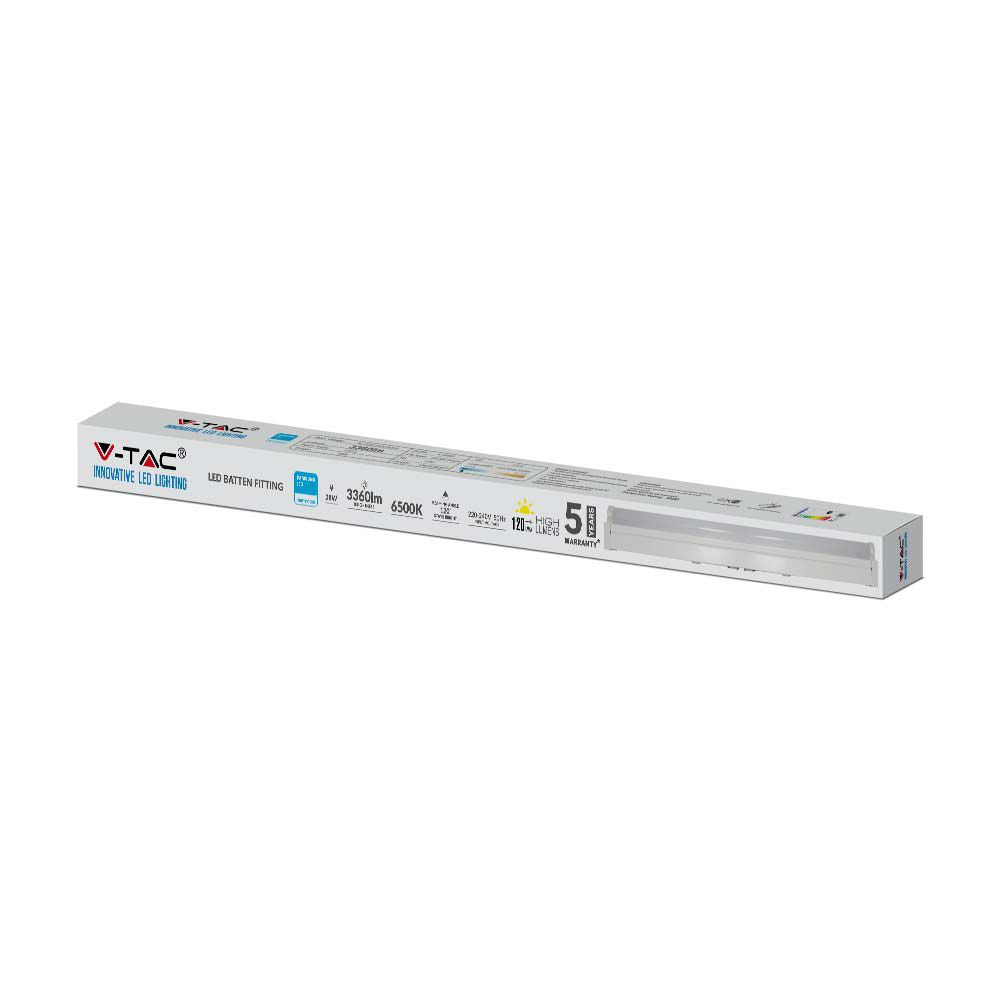 28W Lampa zintegrowana /Długość: 150cm / Chip Samsung / Barwa:6500K / Skuteczność: 120lm/W