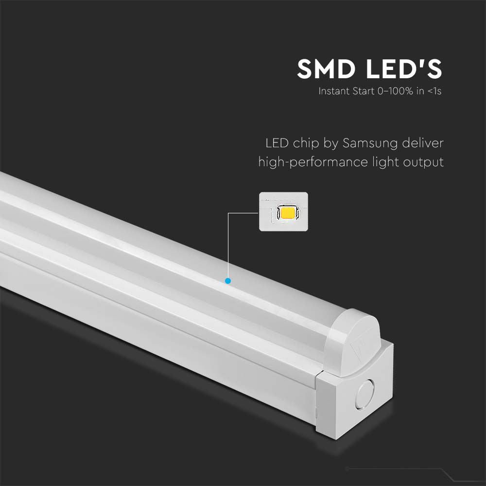 60W Lampa zintegrowana /Długość: 180cm / Chip Samsung / Barwa:6500K / Skuteczność: 120lm/W