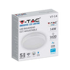 14W Plafon LED / Chip Samsung / Barwa:3w1 / IP54