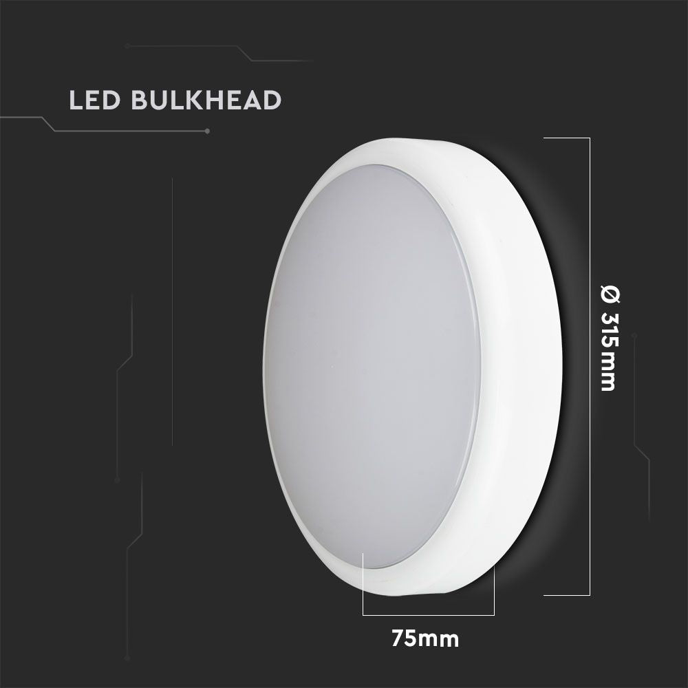14W Plafon LED / Moduł awaryjny / Chip Samsung / Barwa:3w1 / IP65