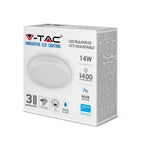 14W Plafon LED / Moduł awaryjny z sensorem / Chip Samsung / Barwa:3w1 / IP54