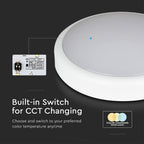 14W Plafon LED / Moduł awaryjny z sensorem / Chip Samsung / Barwa:3w1 / IP54