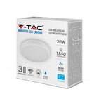 20W Plafon LED / Moduł awaryjny / Chip Samsung / Barwa:3w1 / IP65