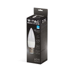 4.5W C35 Żarówka LED / Chip SAMSUNG / Barwa:6500K / Trzonek:B22