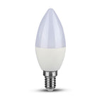 5.5W Żarówka LED C35 / Chip SAMSUNG / Barwa:4000K / Trzonek:E14 / Ściemniana
