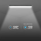 48W Lampa hermetyczna 150cm / Chip Samsung / Klosz Mleczny / Barwa:6500K