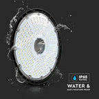 100W Oprawa Highbay LED / Chip Samsung / Barwa: 4000K / Wydajność: 160lm/w / 5 Lat gwarancji / Obudowa: Czarna