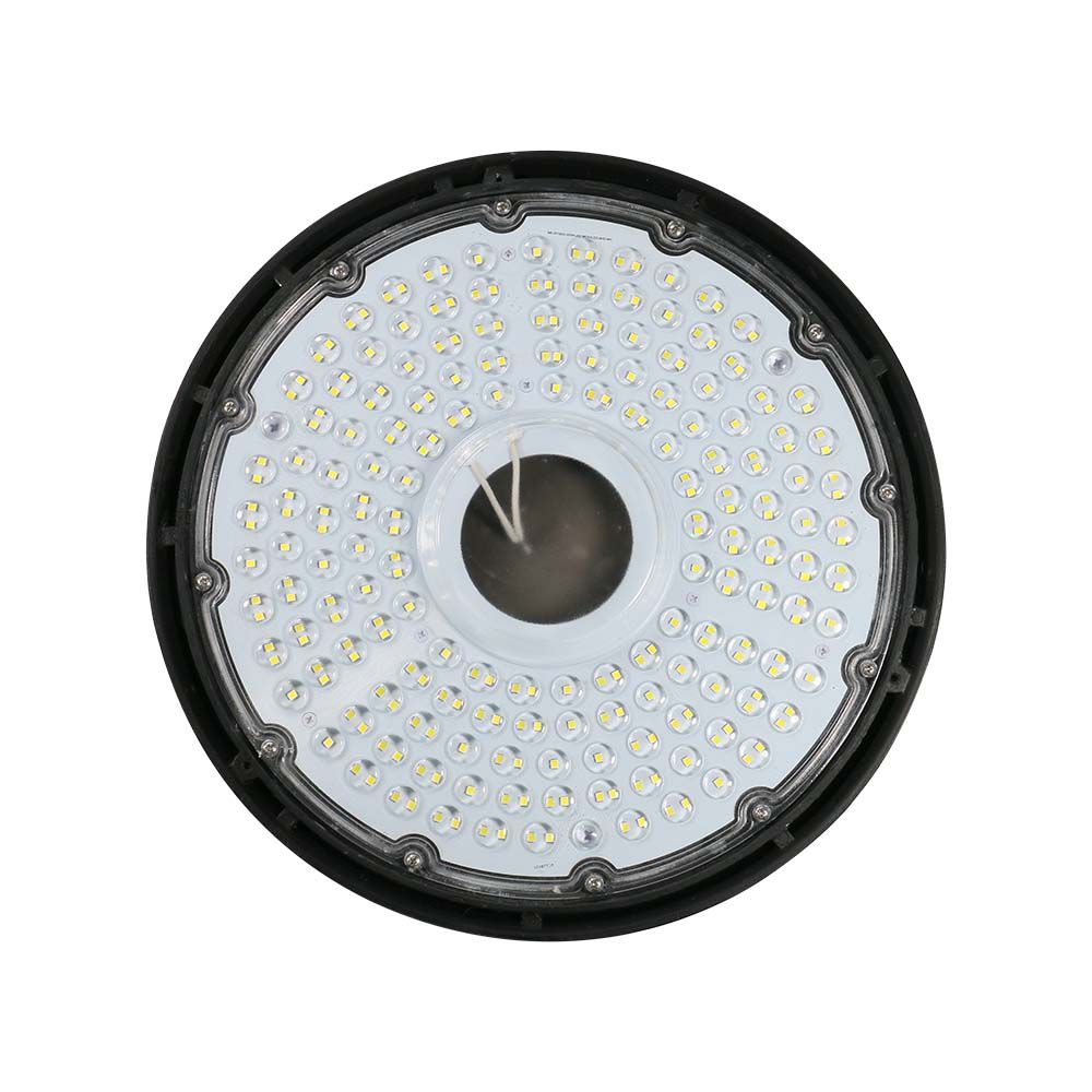 100W Oprawa Highbay LED / Chip Samsung / Barwa: 4000K / Wydajność: 160lm/w / 5 Lat gwarancji / Obudowa: Czarna
