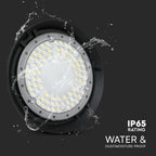 100W Oprawa Highbay VINERO / Chip Samsung / Barwa:4000K / Obudowa: Czarna / 5 Lat gwarancji / Skuteczność 160lm/W