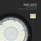 150W Oprawa Highbay VINERO / Chip Samsung / Barwa:4000K / Obudowa: Czarna / 5 Lat gwarancji / Skuteczność 160lm/W