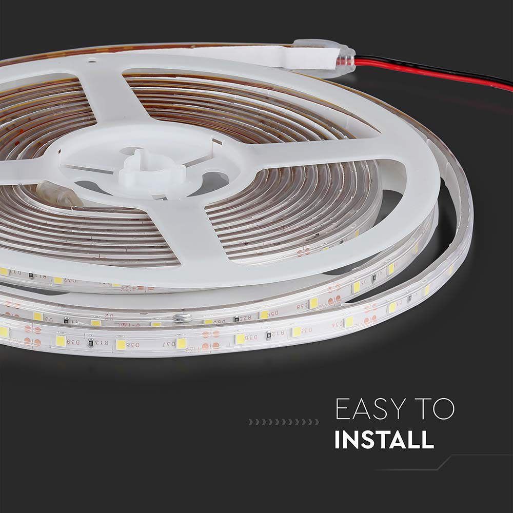 5W Taśma LED / Barwa: Czerwona / IP65/ Rolka:5m