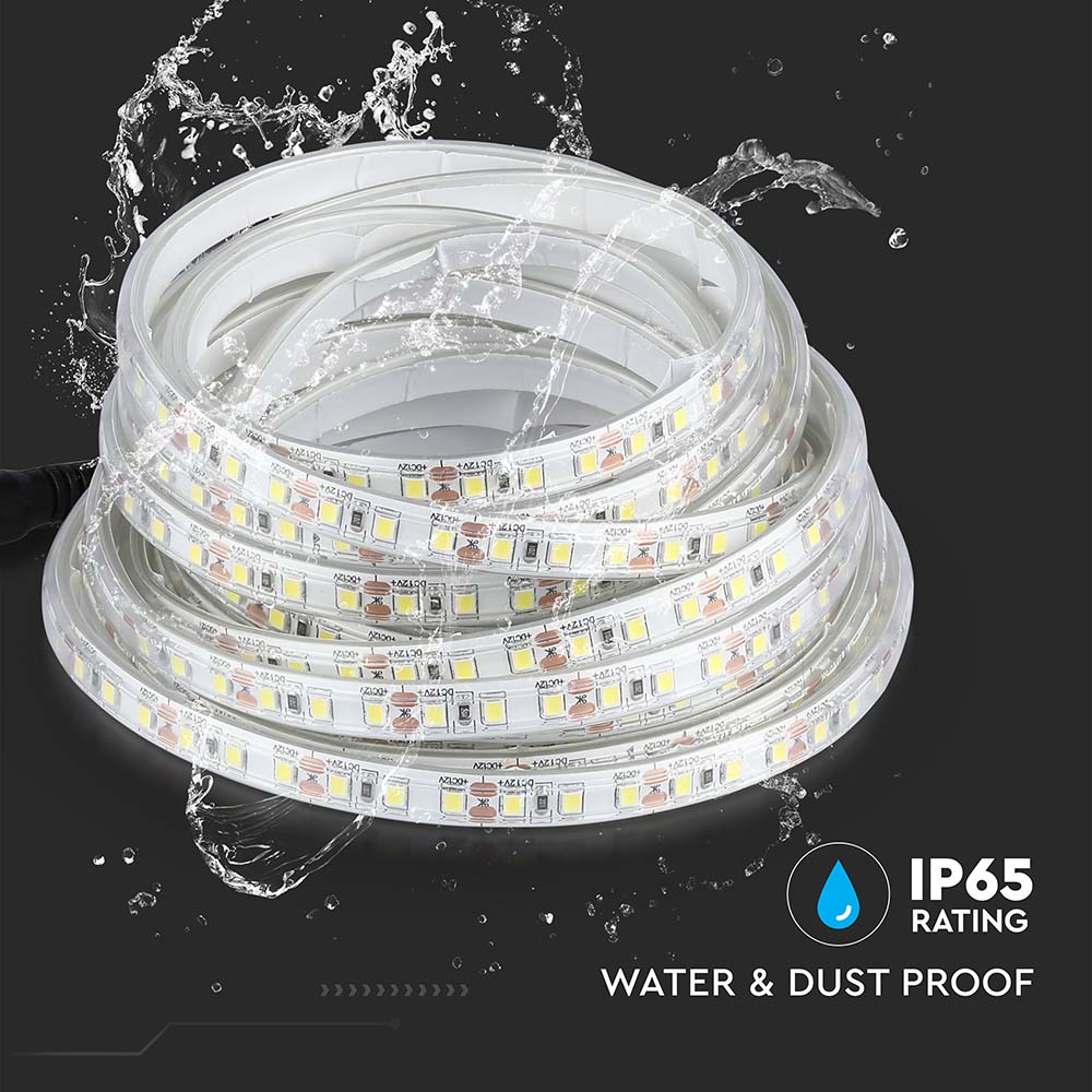 8W Taśma LED / Barwa:6400K / IP65 / Rolka:5m