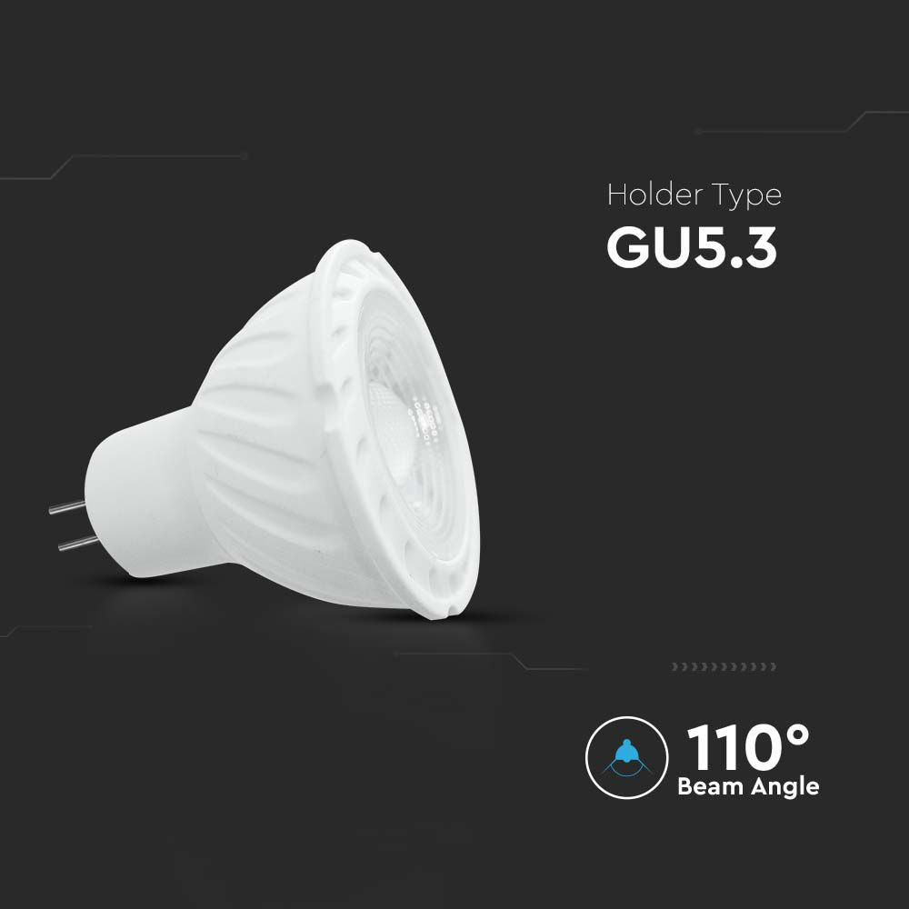 6W MR16 Żarówka LED / Chip SAMSUNG / Barwa:3000K / Kąt 110' / Trzonek:G5,3