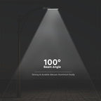 30W Lampa uliczna z regulowanym uchwytem FERANO / Chip SAMSUNG / Barwa:4000K / Obudowa: Szara