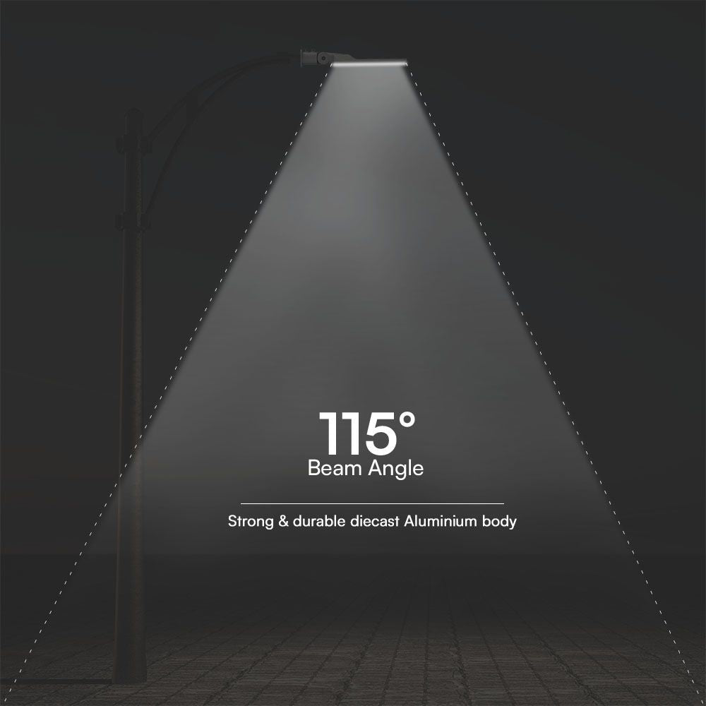 150W Lampa uliczna z regulowanym uchwytem FERANO / Chip SAMSUNG / Barwa:6500K / Obudowa: Szara
