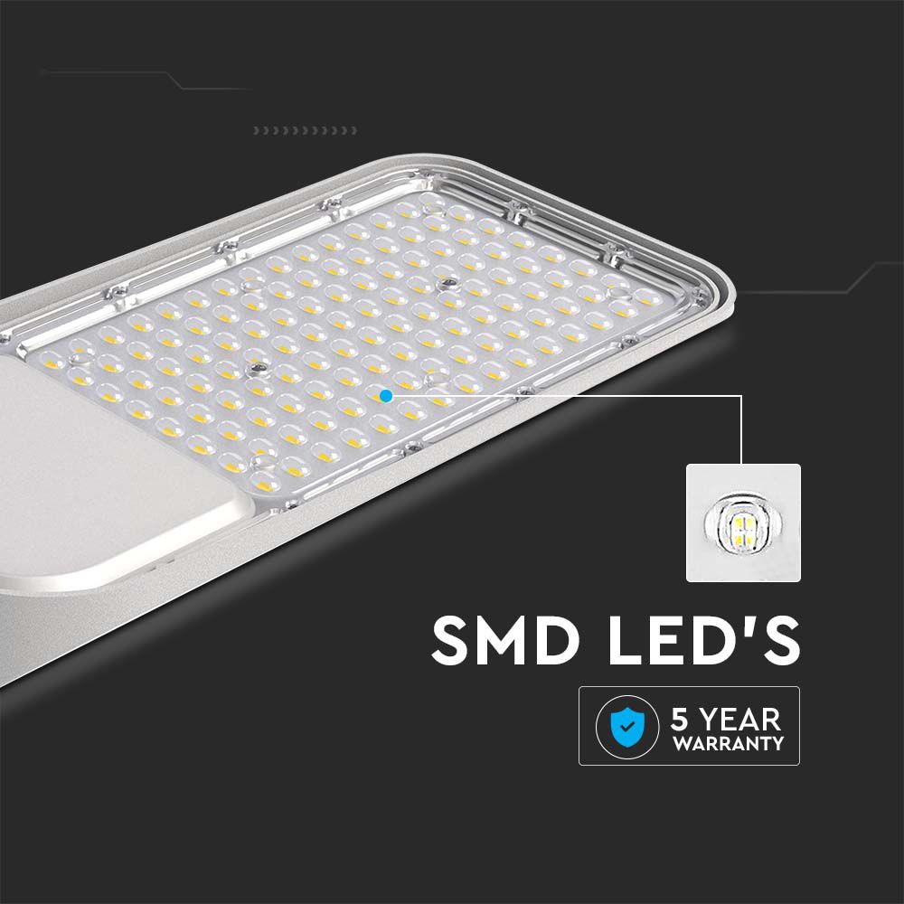 70W Lampa uliczna z regulowanym uchwytem FERANO / Chip SAMSUNG / Barwa:4000K / Obudowa: Szara