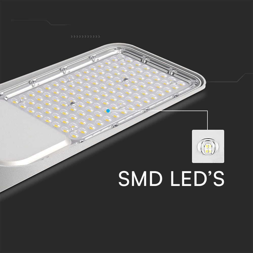 70W Lampa uliczna z regulowanym uchwytem FERANO / Chip SAMSUNG / Barwa:6500K / Obudowa: Szara