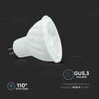 6W MR16 Żarówka LED / Chip SAMSUNG / Barwa:4000K / Kąt 110' / Trzonek:G5,3