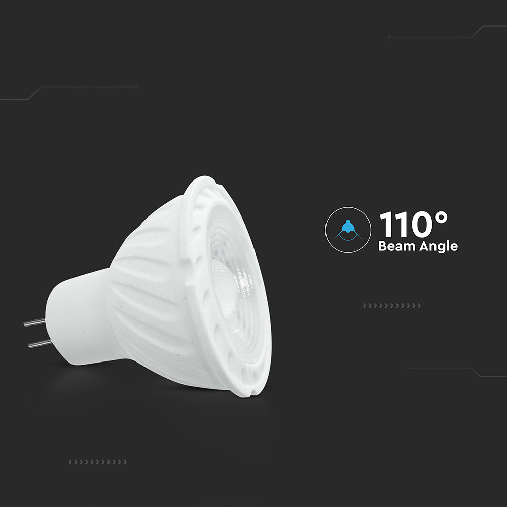 6W MR16 Żarówka LED / Barwa:3000K / Kąt 38' / Trzonek:G5,3