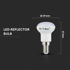 2.9W R39 Żarówka LED / Chip SAMSUNG / Barwa:6500K / Trzonek:E14