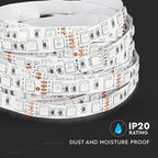 7W Taśma LED / Barwa: RGB / IP20 / Rolka:5m