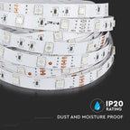 6W Taśma LED / Barwa: RGB / IP20 / Rolka:5m