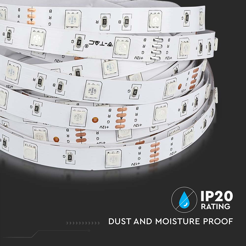 6W Taśma LED / Barwa: RGB / IP20 / Rolka:5m