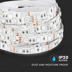 11W Taśma LED / Barwa: Czerwony / IP20 / Rolka:5m