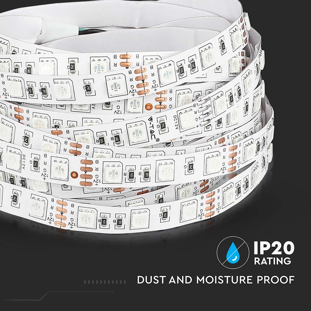 11W Taśma LED / Barwa: Czerwony / IP20 / Rolka:5m