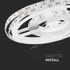 11W Taśma LED / Barwa: Czerwony / IP20 / Rolka:5m