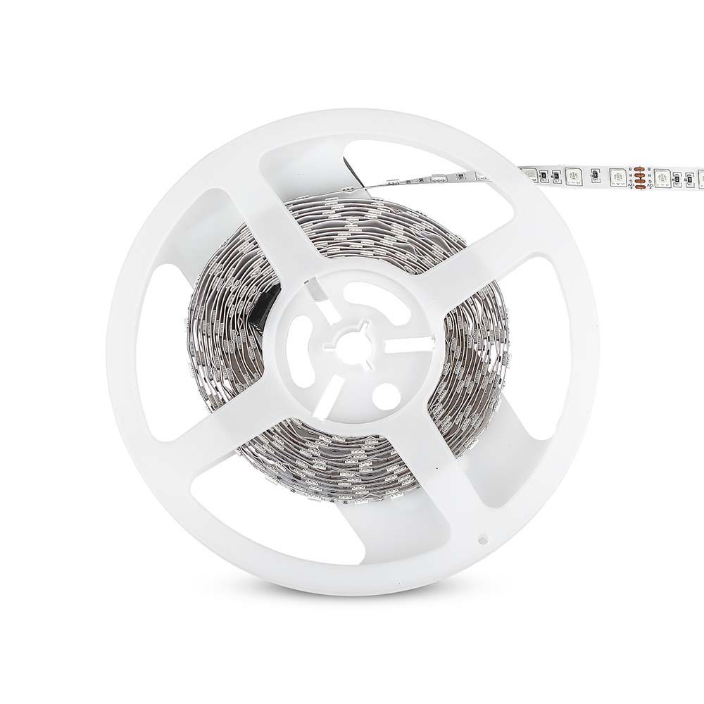 11W Taśma LED / Barwa: Niebieski / IP20 / Rolka:5m