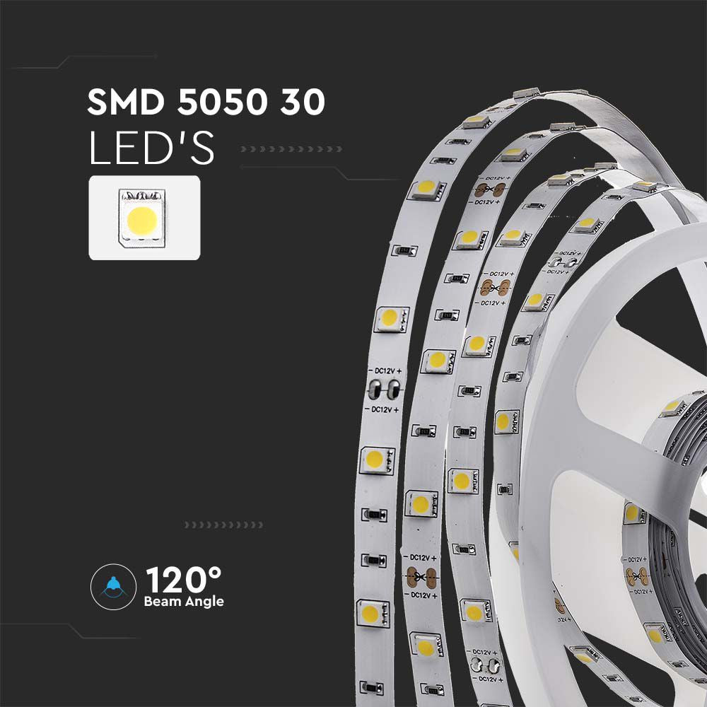4.8W Taśma LED / Barwa: 3000K / IP20 /