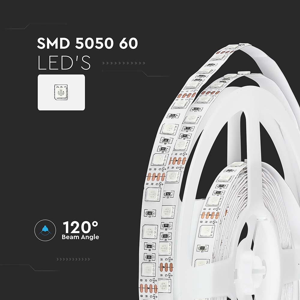 11W Taśma LED / Barwa: Zielony / IP20 / Rolka:5m