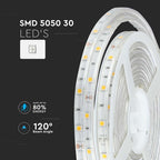 6W Taśma LED / Barwa:3000K / IP65 / Rolka:5m