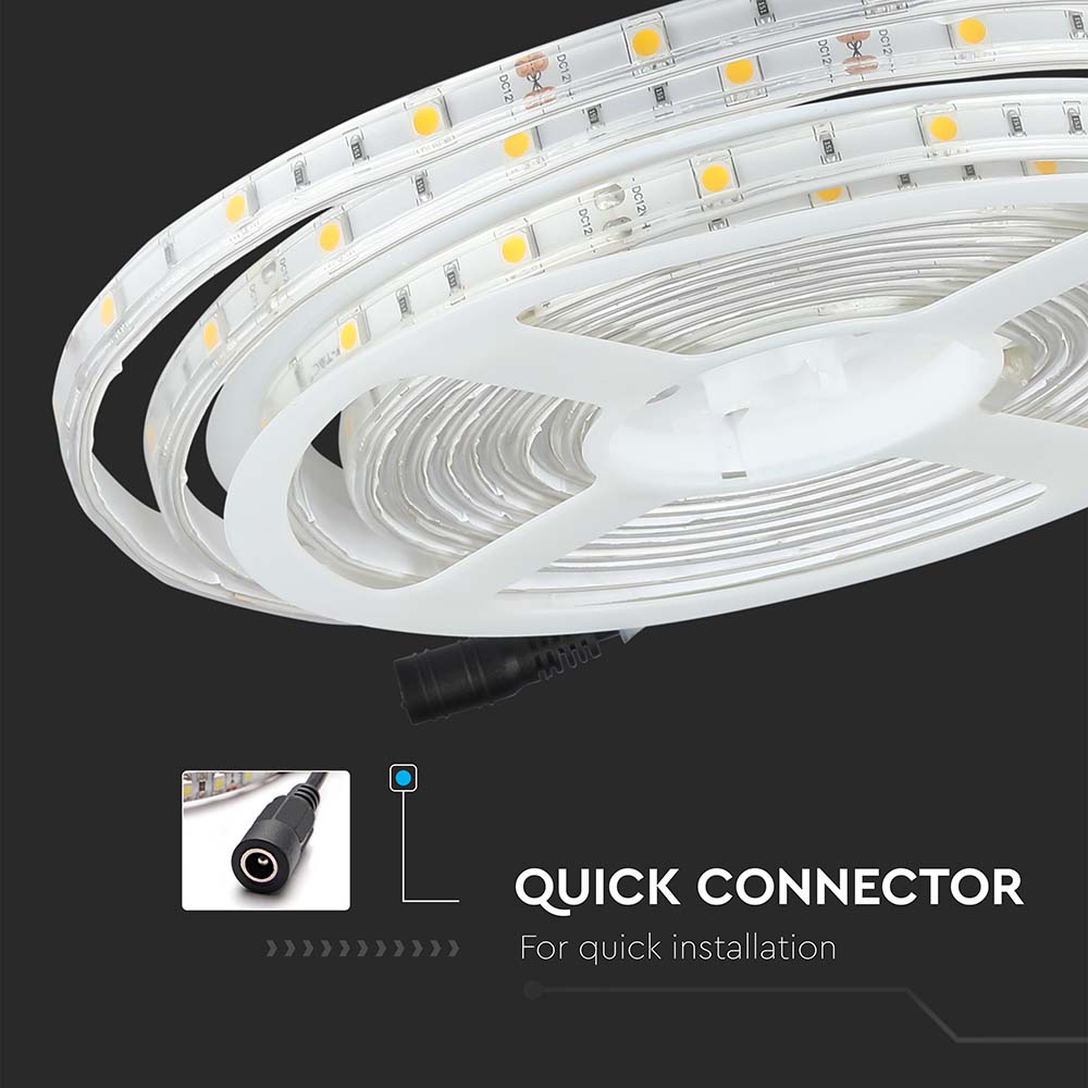 4W Taśma LED / Barwa: RGB / IP65 / Rolka:5m