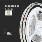 11W Taśma LED / Barwa:4500K / IP65 / Rolka:5m