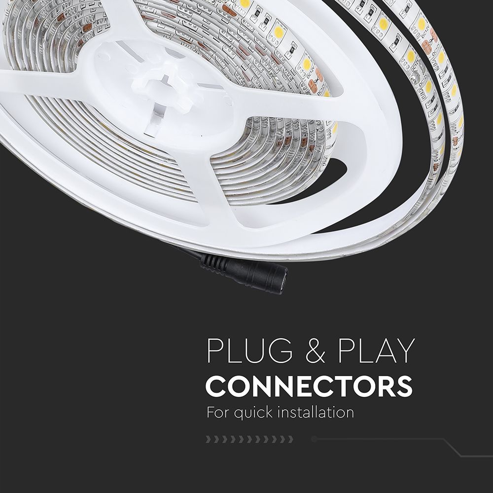 11W Taśma LED / Barwa:4500K / IP65 / Rolka:5m