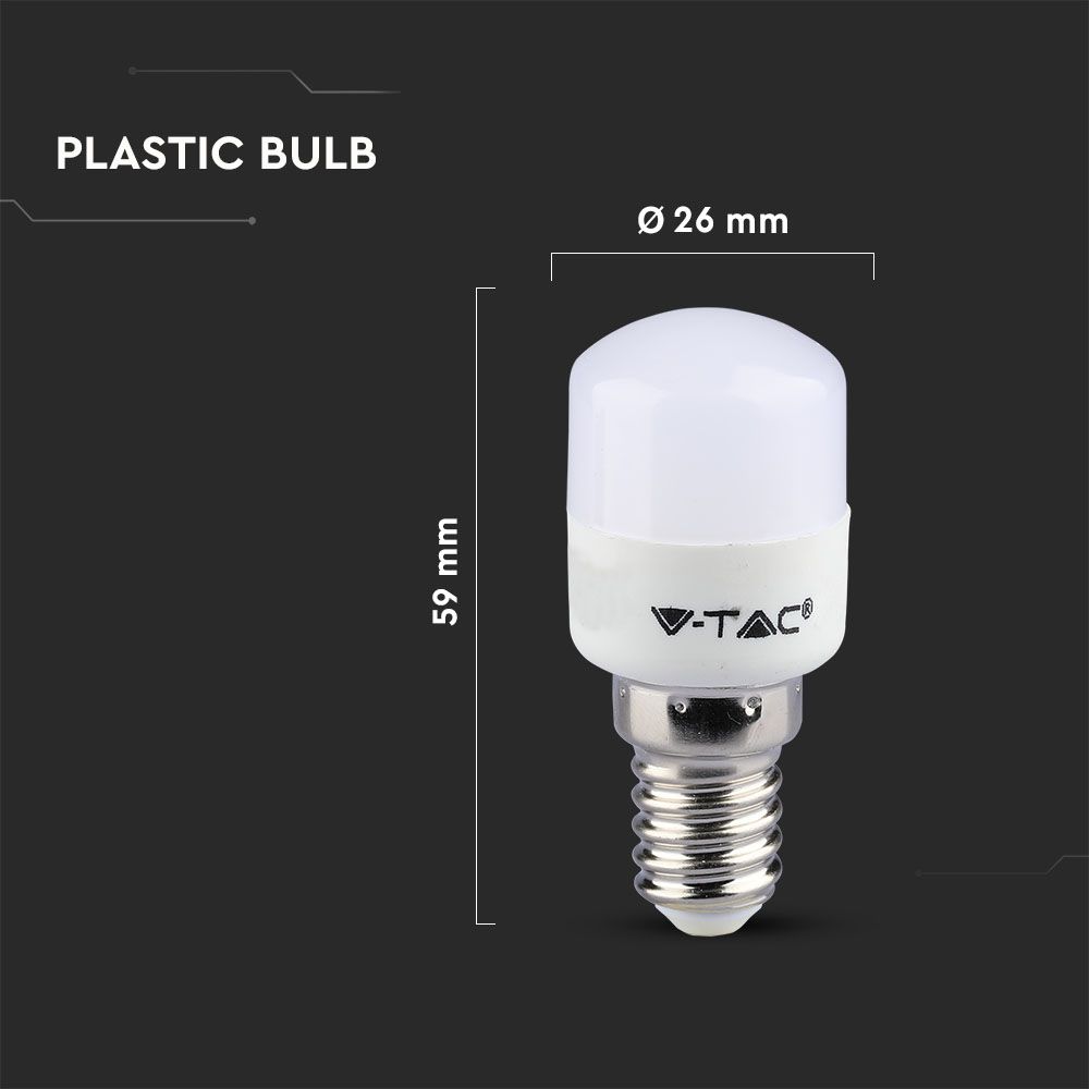 2W ST26 Żarówka LED / Chip SAMSUNG / Barwa:6500K / Trzonek:E14