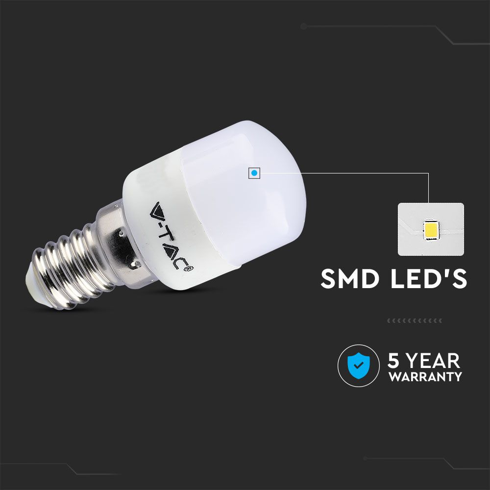 2W ST26 Żarówka LED / Chip SAMSUNG / Barwa:3000K / Trzonek:E14