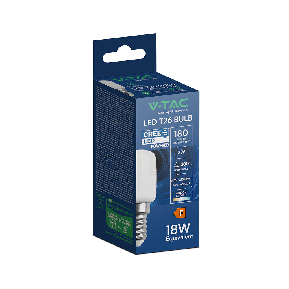 2W ST26 Żarówka LED / Chip CREE / Barwa:4000K / Trzonek:E14 / 6 Lat gwarancji