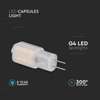 1.1W Żarówka LED / Chip SAMSUNG / Barwa:3000K / Trzonek:G4