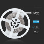 10W Taśma LED / Barwa:3000K / Zasilanie: 24V / IP20 / Rolka:5m
