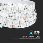 10W Taśma LED / Barwa:3000K / Zasilanie: 24V / IP20 / Rolka:5m