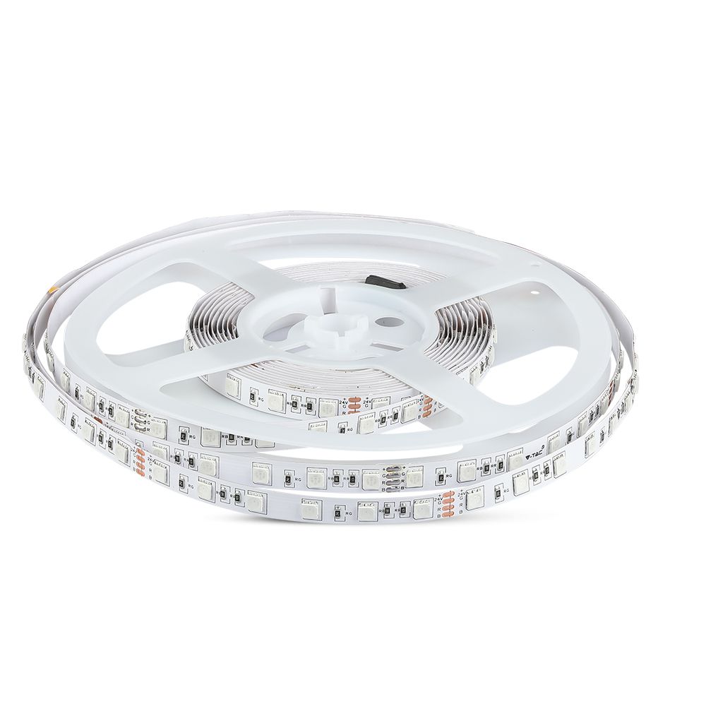 10W Taśma LED / Barwa:3000K / Zasilanie: 24V / IP20 / Rolka:5m