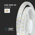 4.8W Taśma LED / Barwa:4000K / IP65 / Rolka:5m